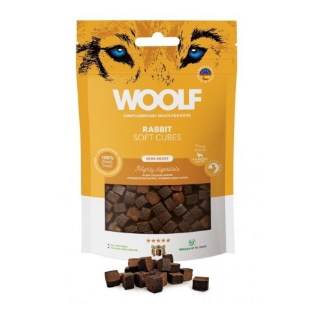 WOOLF Soft Cubes Rabbit Monoprotein 100g weiche Kaninchenwürfel