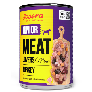 JOSERA Meat Lovers Junior Menu Putenfleisch für Welpen 400g