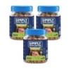 SIMPLY FROM NATURE Smart Bites Rindfleisch für Hunde 3x130 g