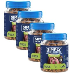 SIMPLY FROM NATURE Smart Bites Ente für Hunde 4x130 g