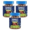 SIMPLY FROM NATURE Smart Bites Hirsch für Hunde 3x130 g
