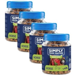 SIMPLY FROM NATURE Smart Bites Pferdefleisch für Hunde 4x130 g