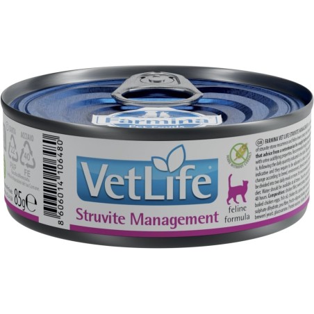 FARMINA Vet Life Natural Diet Cat Struvite Management 85 g