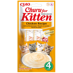 INABA Churu Kitten Chicken 4x14 g Hühnerleckerli für Kätzchen