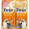 INABA Twin Huhn in Brühe für Katzen 2x40 g
