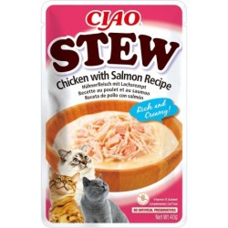 INABA CIAO Stew Gericht mit Huhn und Lachs 40g