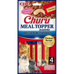 INABA Meal Topper Chicken 4x14 g cremiger Hühnerfleischzusatz für Katzenfutter