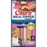 INABA Meal Topper Tuna Salmon 4x14 g cremige Ergänzung mit Thunfisch und Lachs für Katzen