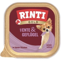 RINTI Gold Duck&amp,Poultry Mini Ente und Geflügel 100 g