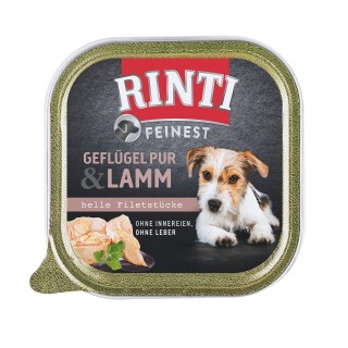 RINTI Feinest Poultry Pure&amp,Lamb Geflügel und Lammfleisch 150 g