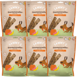 BOSCH Sammy's Stripes Huhn und Ente 6x180 g Hundesnacks