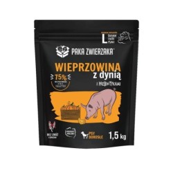 PAKA ZWIERZAKA Seventh Heaven Trockenfutter Schweinefleisch mit Kürbis L 1,5 kg