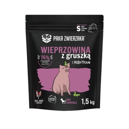 PAKA ZWIERZAKA Seventh Heaven Trockenfutter Schweinefleisch und Birne S 1,5 kg