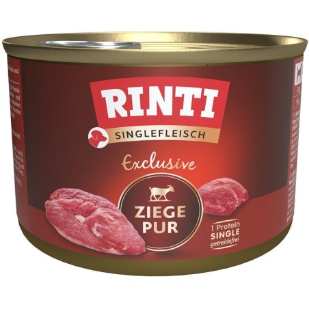 RINTI Singlefleisch Exclusive Goat PureMonoprotein Ziege 185 g