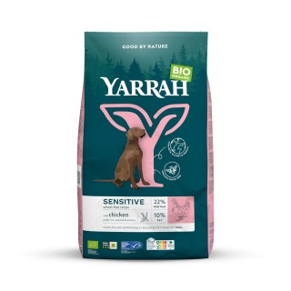 Yarrah Bio Sensitive mit Bio Huhn & Bio Reis - 10 kg