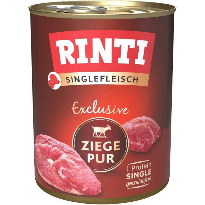 RINTI Singlefleisch Exclusive Goat Pure Monoprotein Ziege 800 g