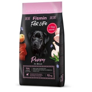 FITMIN Dog For Life Puppy Welpenfutter 12 + 1 kg