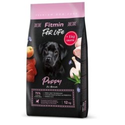 FITMIN Dog For Life Puppy Welpenfutter 12 + 1 kg