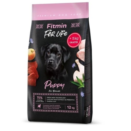 FITMIN Dog For Life Puppy Welpenfutter 12 + 1 kg