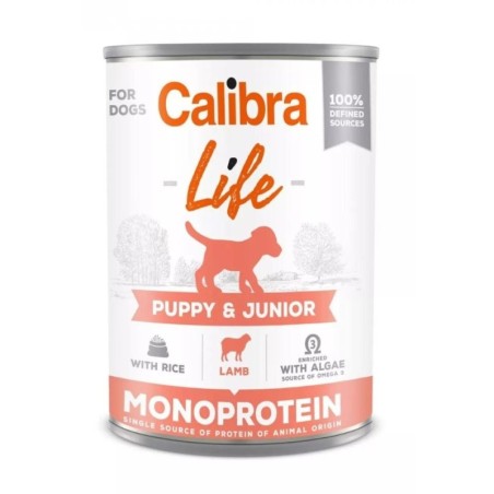 CALIBRA Dog Life Puppy&amp,Junior Lamb with Rice 400 g mit Lamm und Reis für Welpen