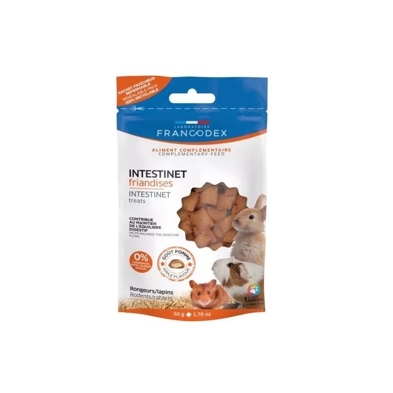 FRANCODEX Intestinet Leckerbissen für Nager und Kaninchen 50 g