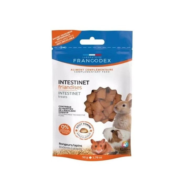 FRANCODEX Intestinet Leckerbissen für Nager und Kaninchen 50 g