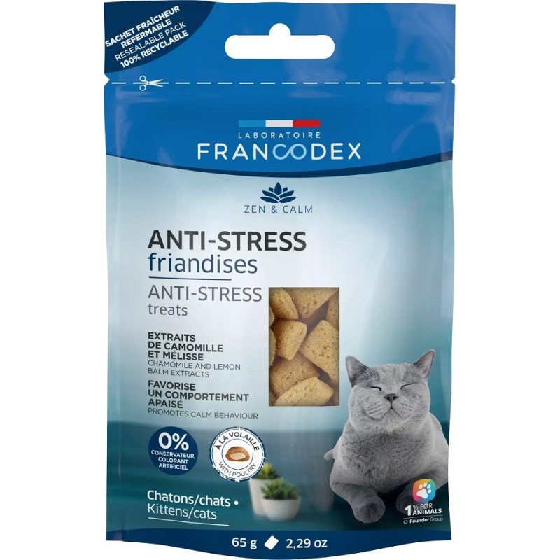 FRANCODEX Anti-Stress Katzenleckerli 65 g