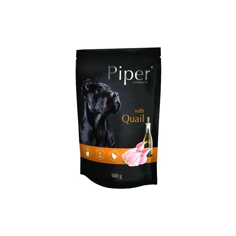 DOLINA NOTECI PIPER Animals mit Wachtel 500 g Nassfutter für Hunde