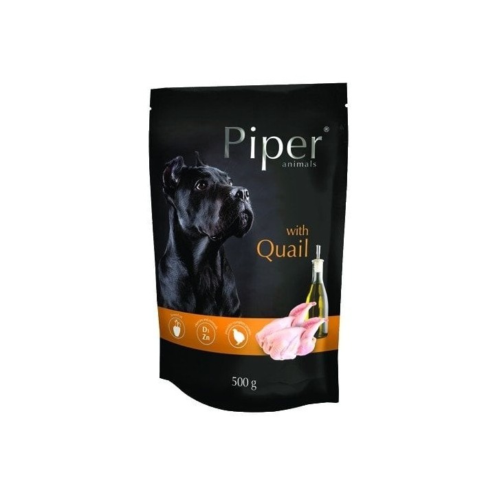 DOLINA NOTECI PIPER Animals mit Wachtel 500 g Nassfutter für Hunde