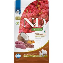 FARMINA N&amp,D Quinoa Dog Adult Medium Maxi Skin and Coat Venison Coconut 2,5 kg