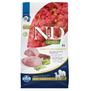 FARMINA N&amp,D Quinoa Dog Adult medium maxi Weight management lamb, broccoli 2,5 kg