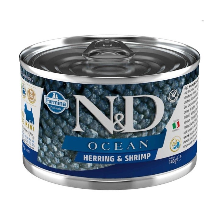 FARMINA N&amp,D Ocean Dog Herring, shrimps 140 g