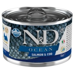 FARMINA N&amp,D Ocean Dog Salmon, codfish 140 g