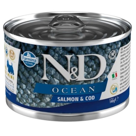 FARMINA N&amp,D Ocean Dog Salmon, codfish 140 g