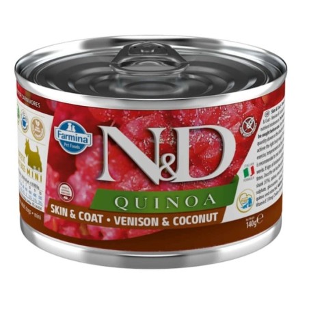 FARMINA N&amp,D Quinoa Dog Venison, coconut 140 g