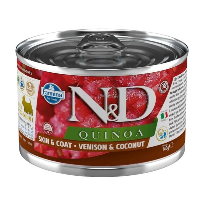 FARMINA N&amp,D Quinoa Dog Venison, coconut 140 g