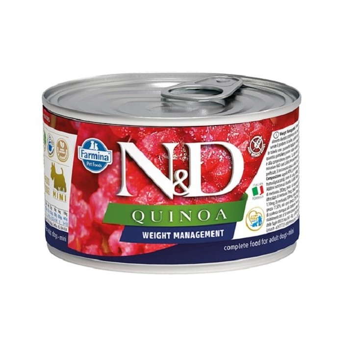 FARMINA N&amp,D Quinoa Dog Weight Management 140 g