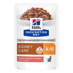 HILL'S Prescription Diet Feline k/d Kidney Care mit Lachs 12x85 g