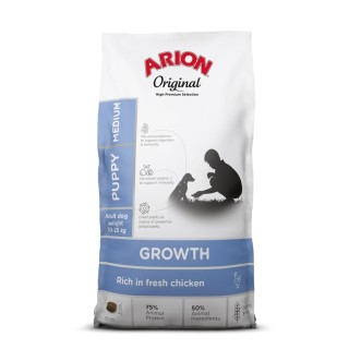 ARION Original Growth Puppy Medium Chicken Rice 12 kg