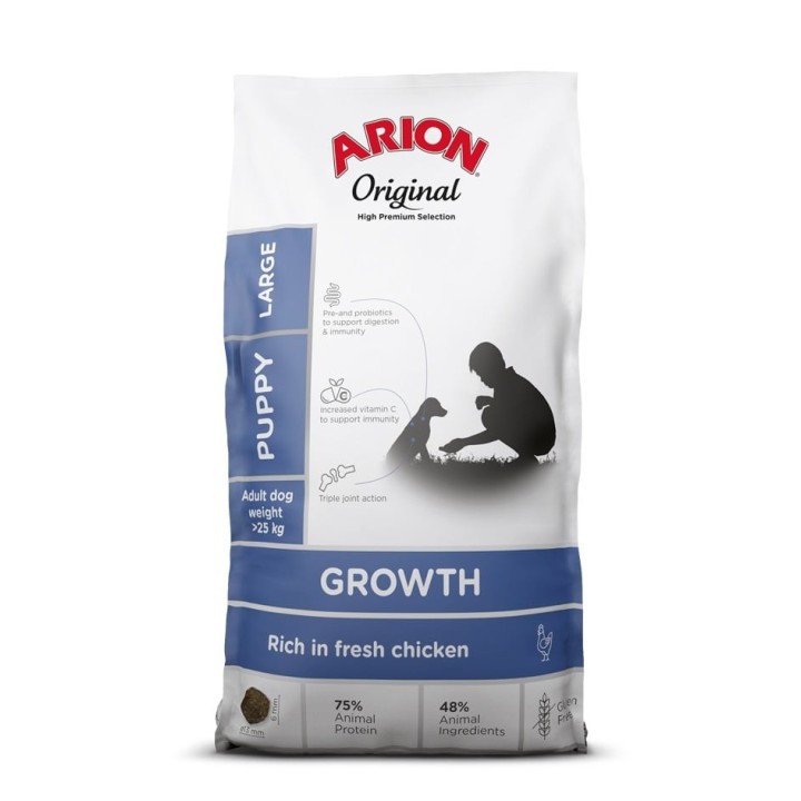 ARION Original Growth Puppy Large Chicken Rice 12 kg