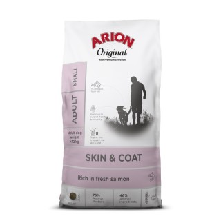 ARION Original Skin &amp, Coat Adult Small Salmon Rice 2 kg