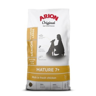 ARION Original Mature 7+ Senior Medium Large Chicken Rice 12 kg