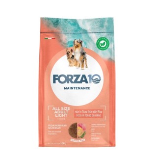 FORZA10 Light All Breeds Maintenance Tuna Rice für übergewichtige Hunde 12 kg