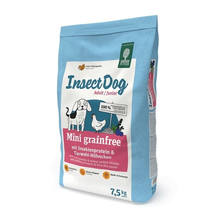 GREEN PETFOOD InsectDog Mini Grainfree 7,5 kg
