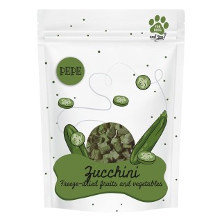 PAKA ZWIERZAKA PEPE Freeze-dried Gefriergetrocknetes Gemüse Zucchini für Hunde 20 g