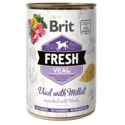 BRIT FRESH veal &amp, millet 400 g