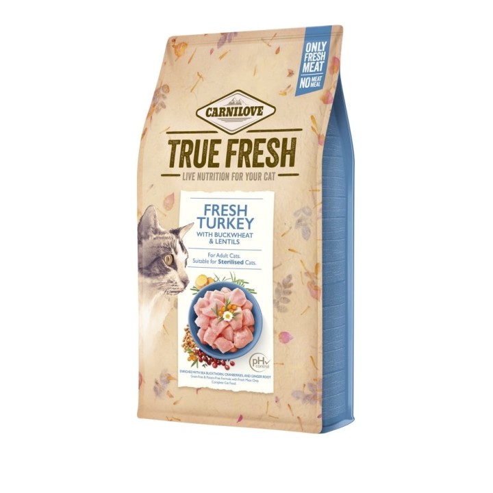 CARNILOVE Cat True Fresh Turkey 4,8 kg