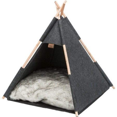 TRIXIE Tipi Versteck Bett für Hund und Katze geschlossen