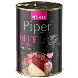 DOLINA NOTECI PIPER Nassfutter mit Rindermagen und Roter Bete für Hunde 400g