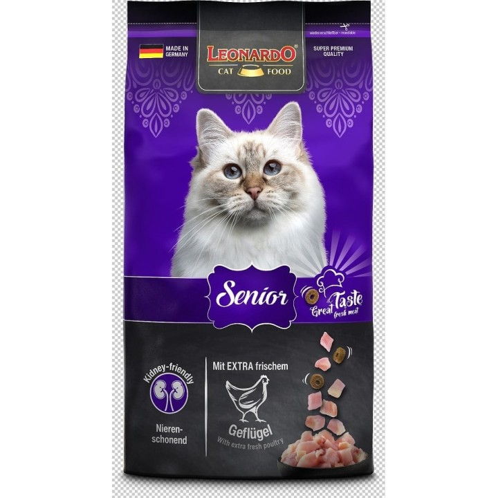 LEONARDO Senior Trockenfutter für ältere Katzen 1,8 kg